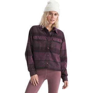 The North Face Women's Valley Flannel Shirt Midnight Mauve NWT Size XL